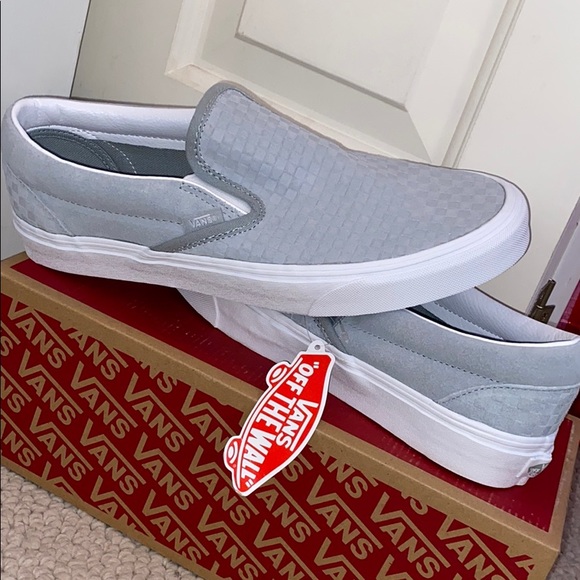 gray van slip ons